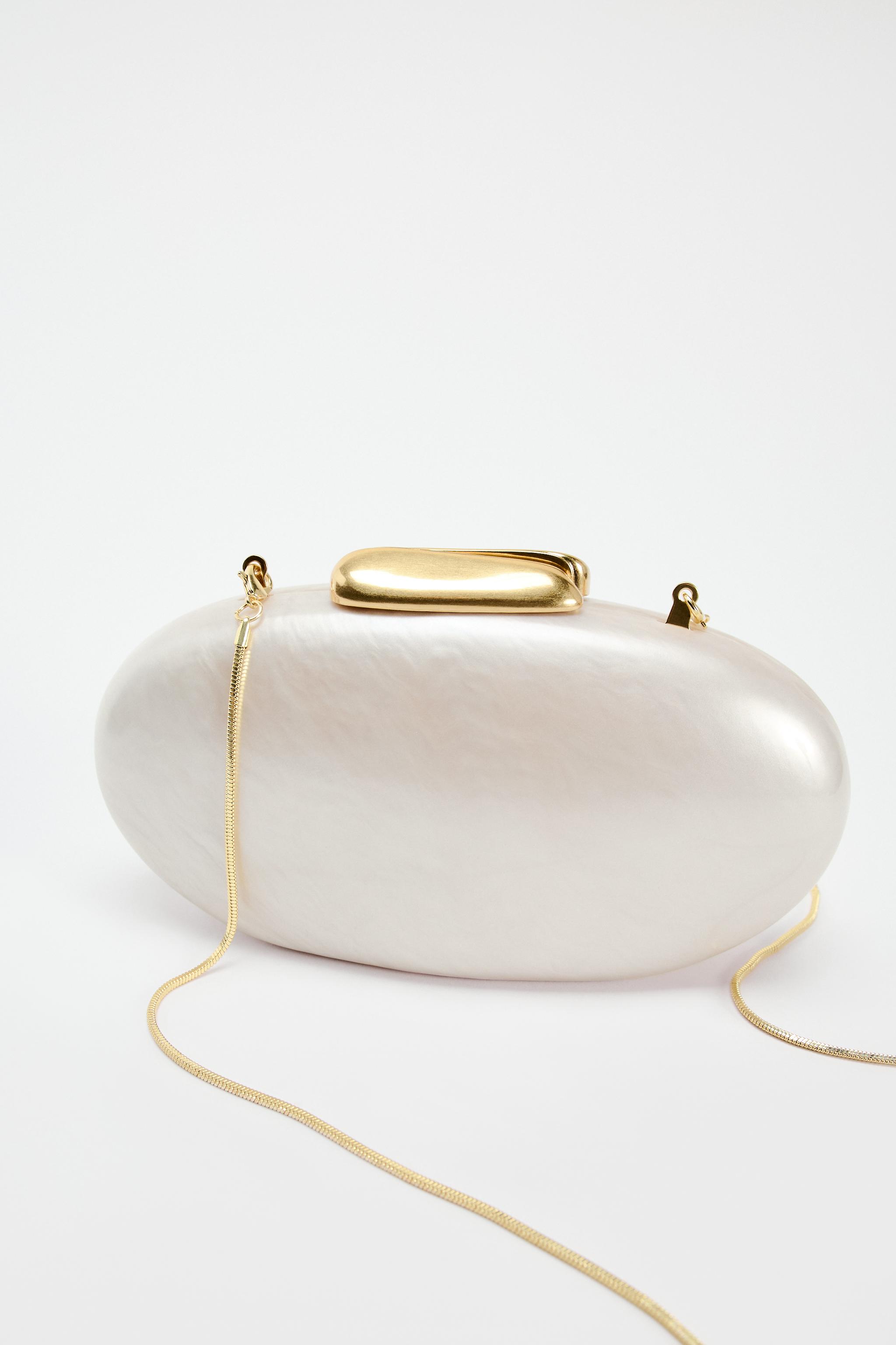 GOLD CLASP BOX BAG