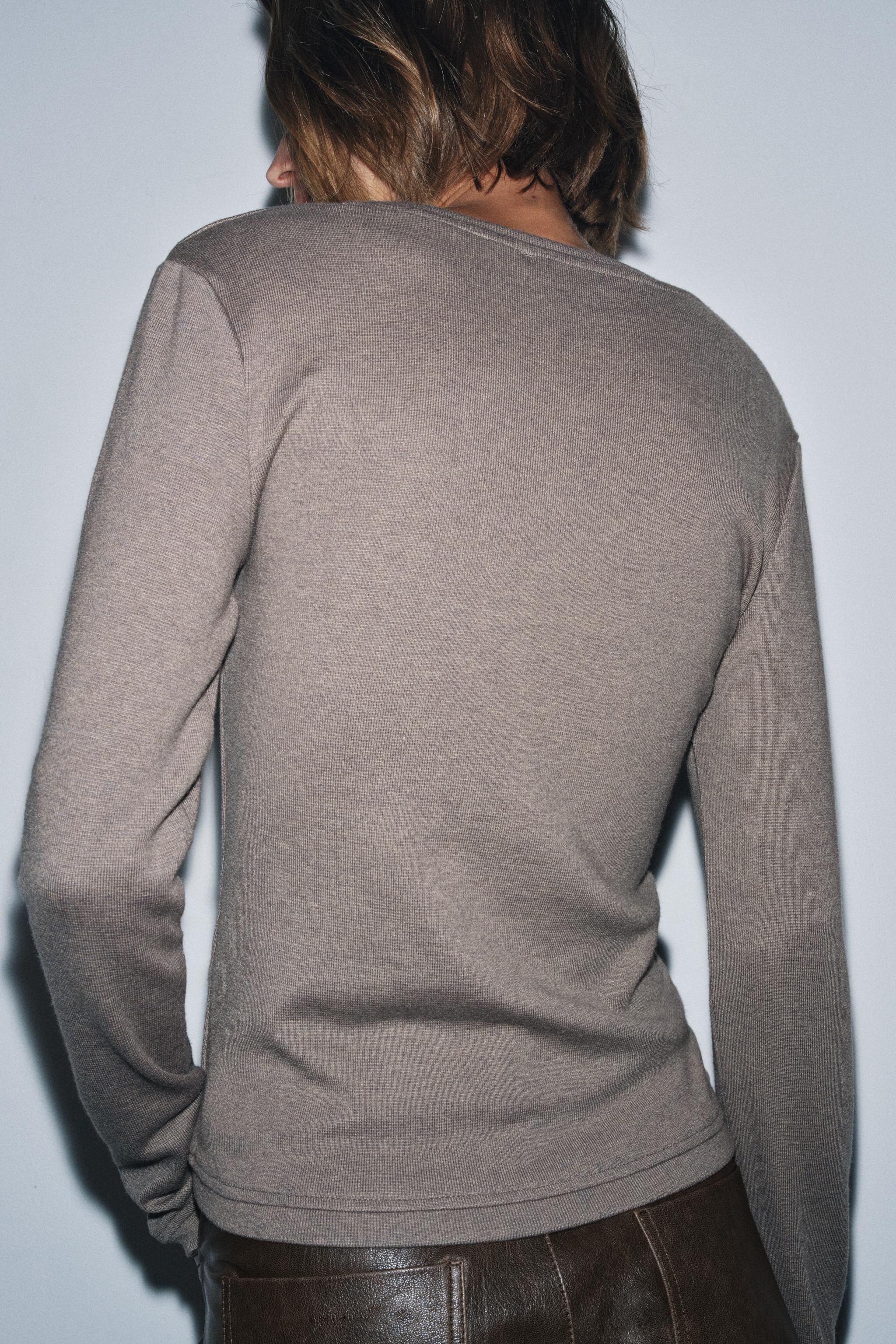 T-SHIRT À MANCHES LONGUES