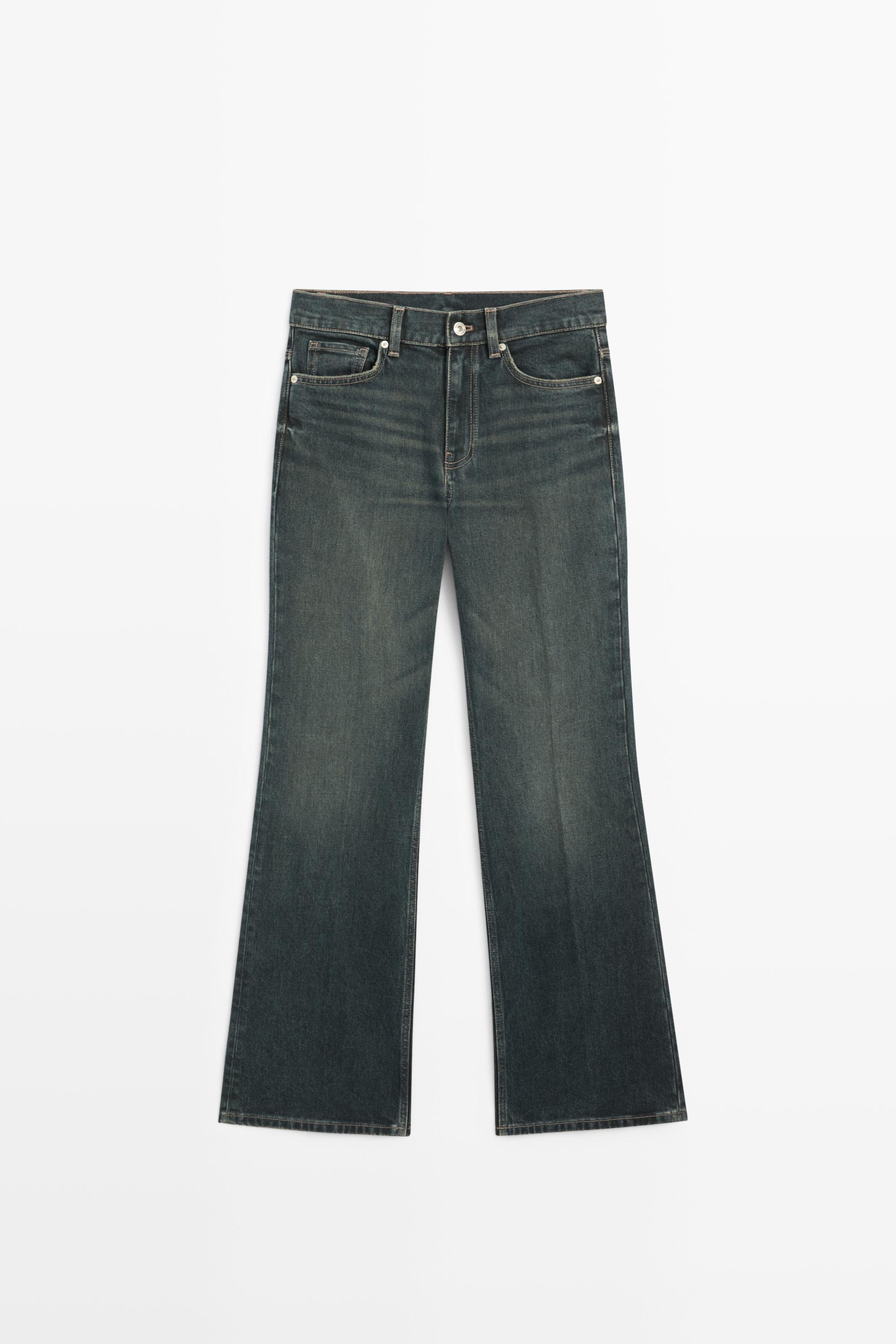 Jean flare taille moyenne