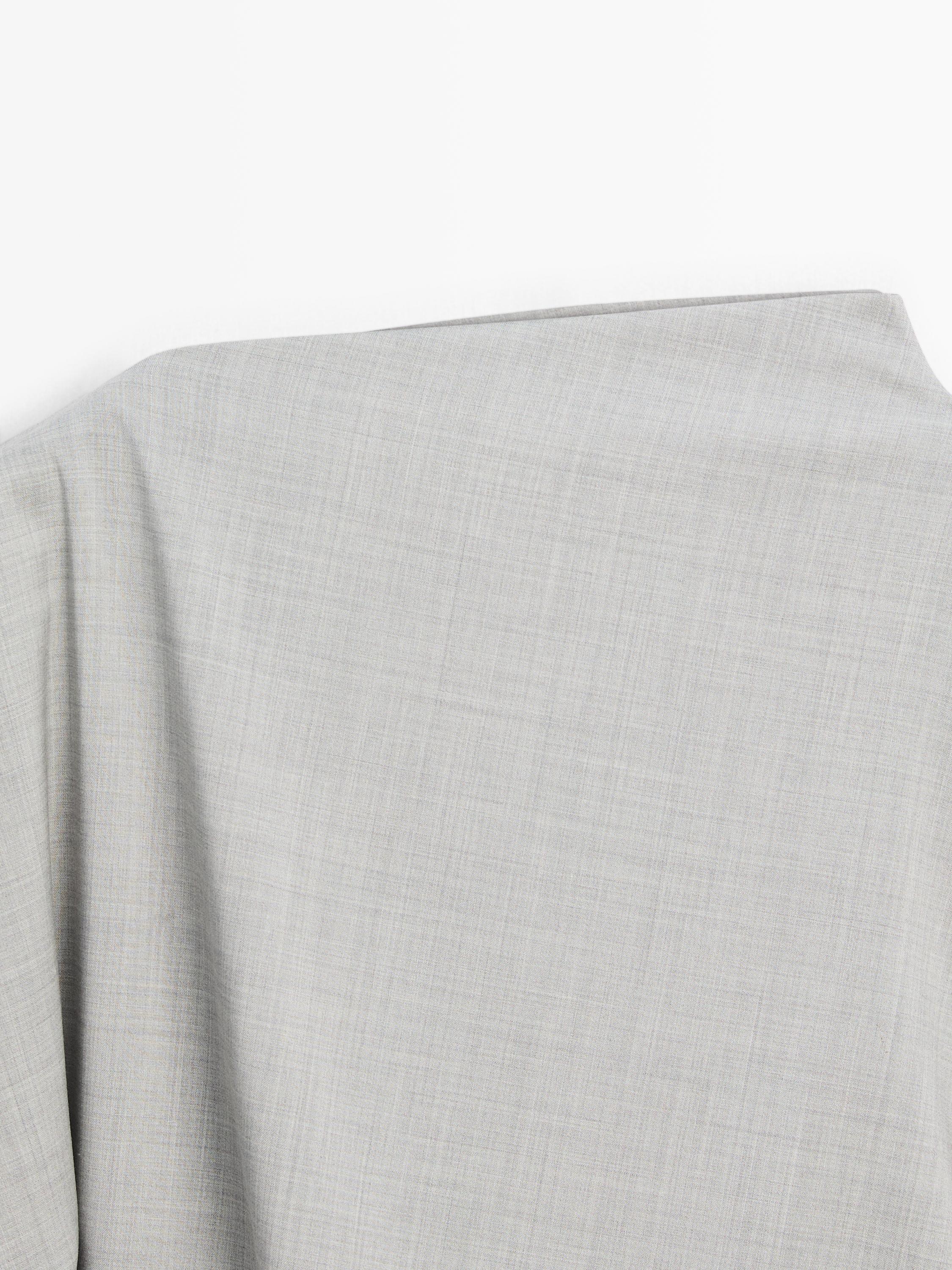 100% wool asymmetric ruffled blouse - STUDIO