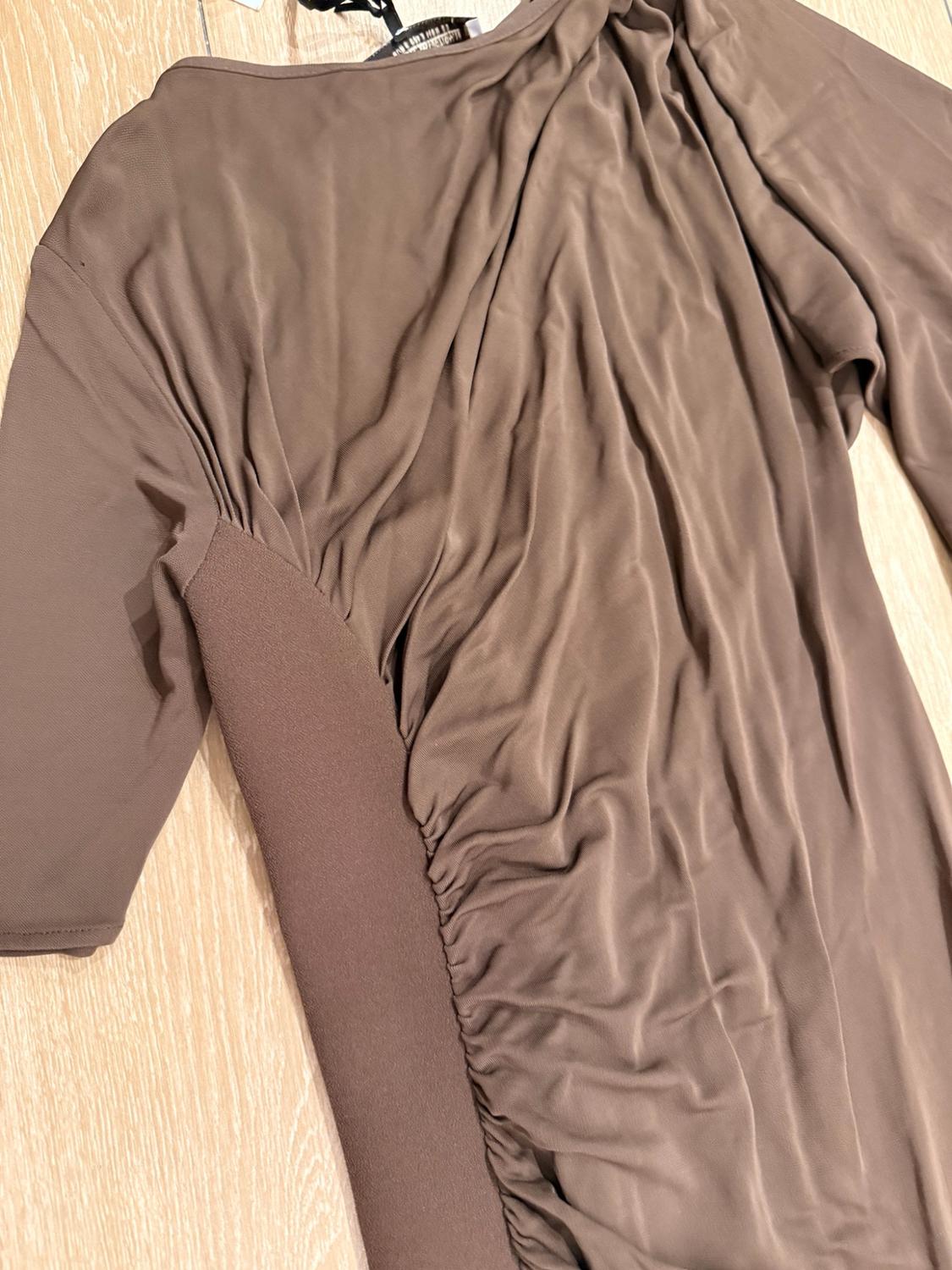 LIMITED EDITION DRAPED MIDI DRESS - Image 3