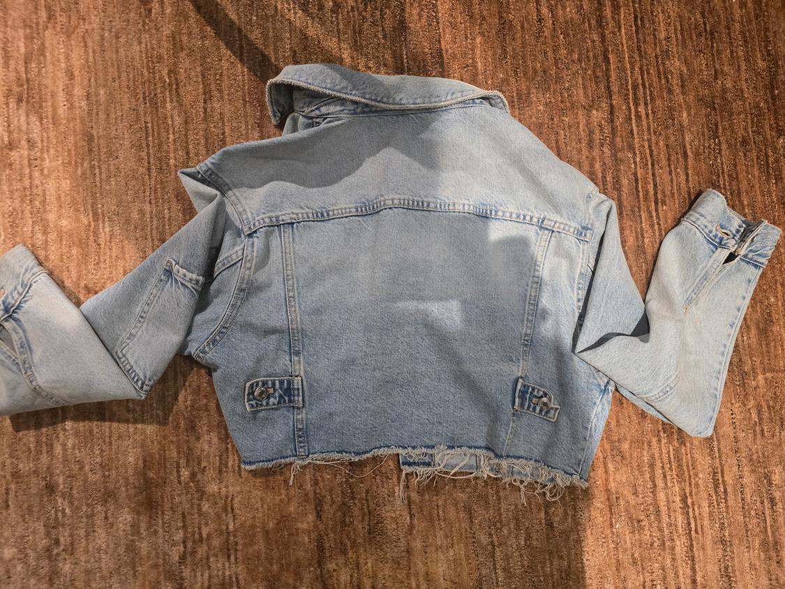 TRF CROP DENIM JACKET - Image 3