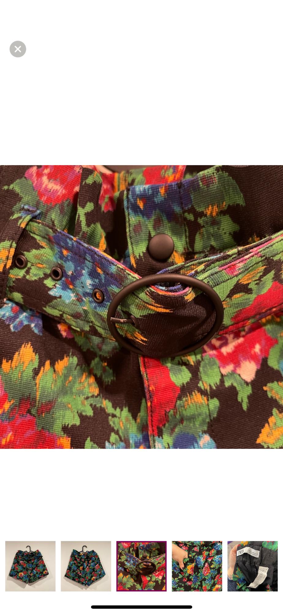 FLORAL PRINT SHORTS - Image 4
