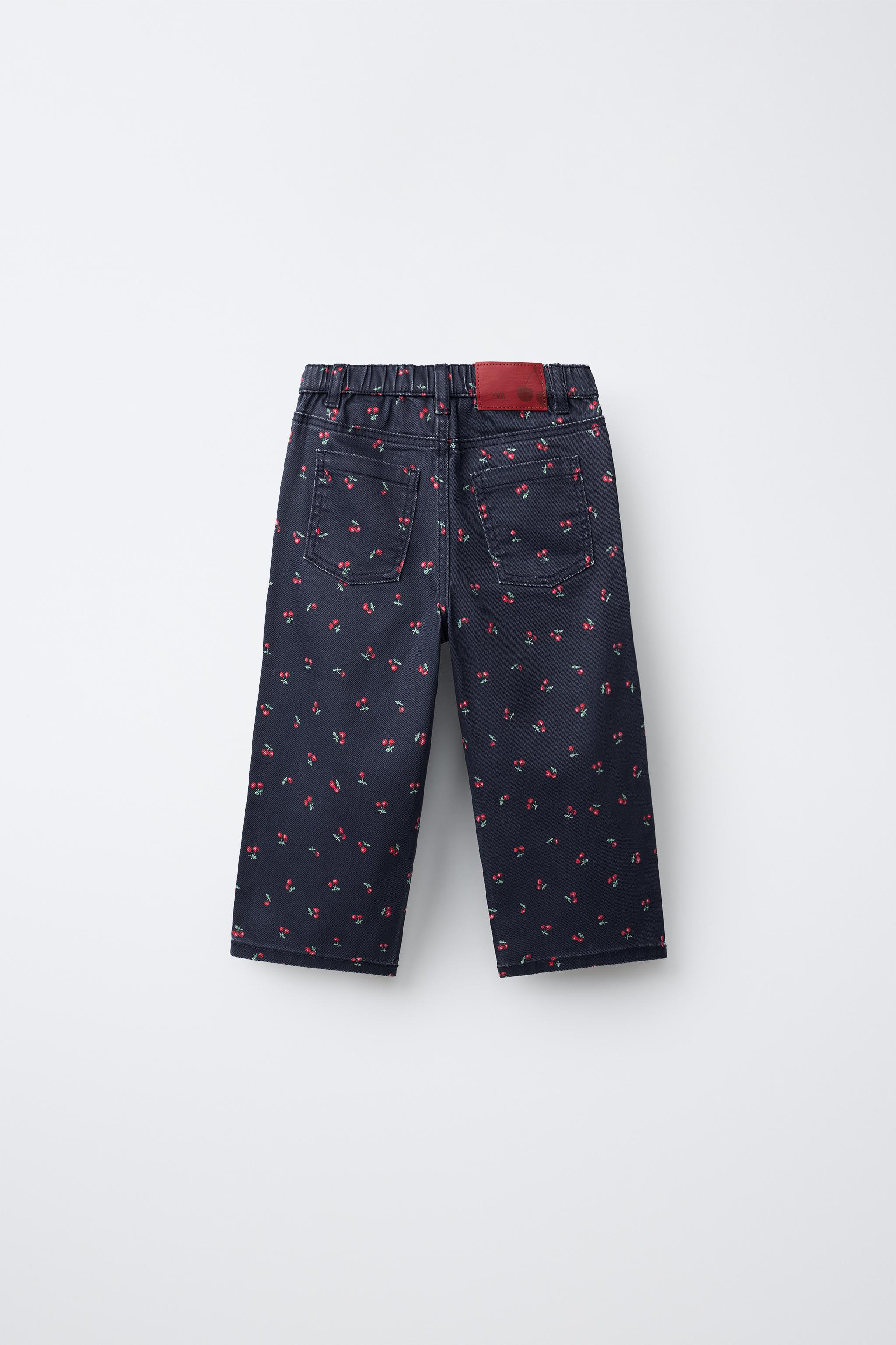 CHERRY PRINT TWILL CULOTTES
