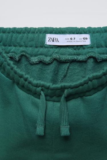 ENSEMBLE SWEAT ET PANTALON AVEC ÉTIQUETTE - Vert de Zara - Image 6