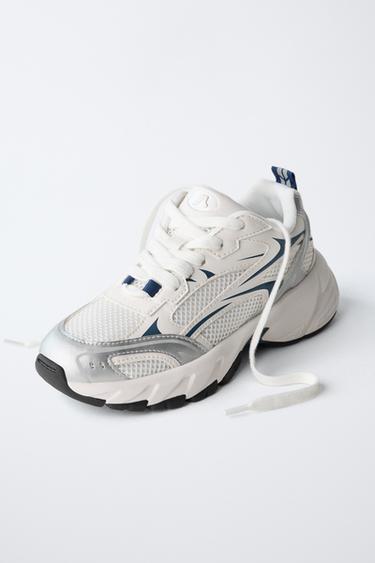 BASKET SPORTIVE RÉSILLE - Blanc de Zara - Image 2