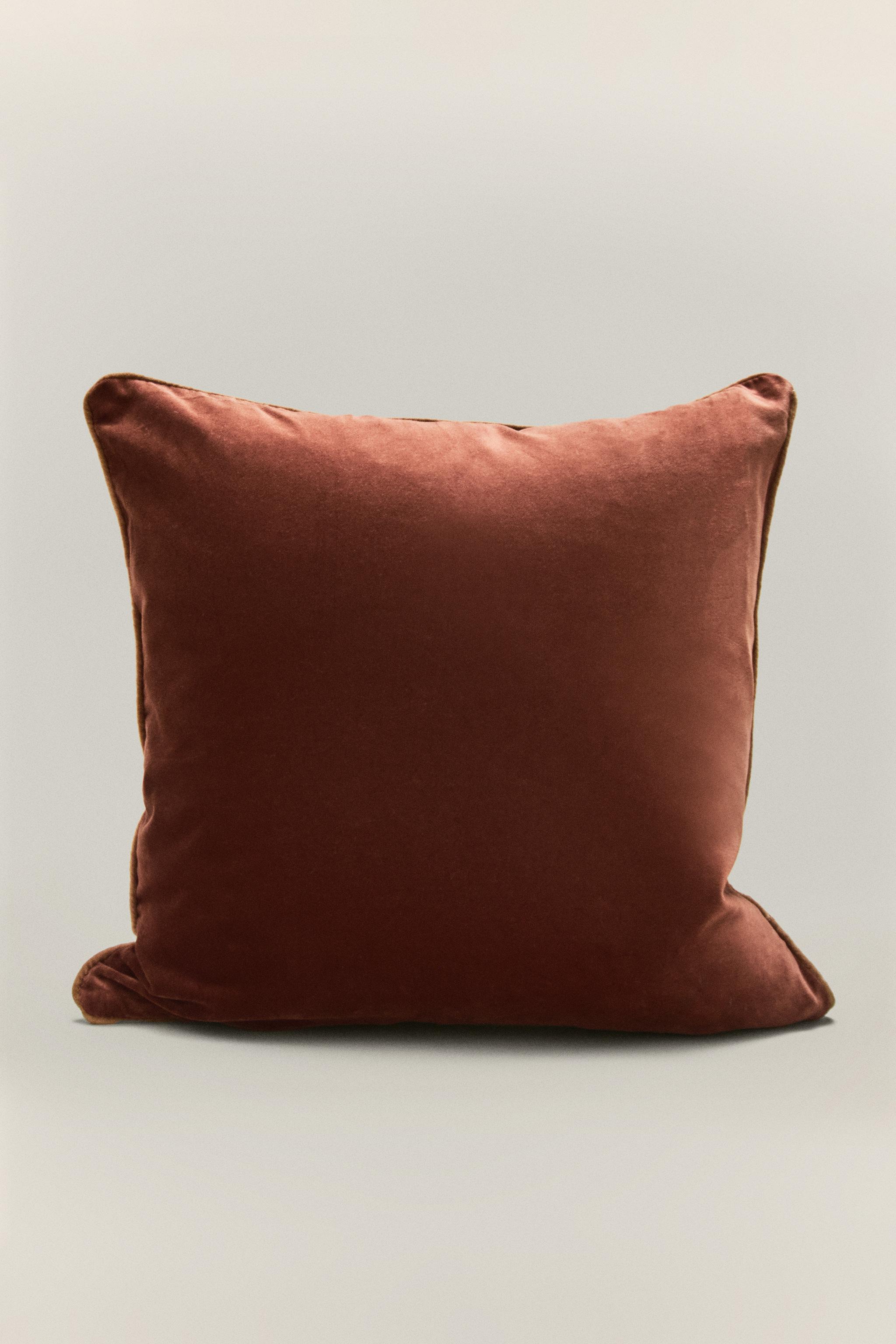 VELVET THROW PILLOW COVER