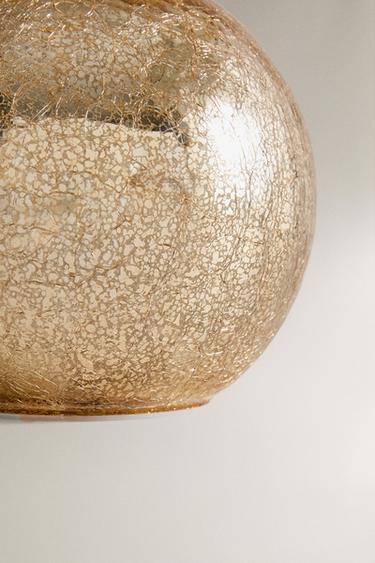 MEDIUM LED LIGHT BAUBLE CHRISTMAS DECORATION - Golden by Zara - Image 2