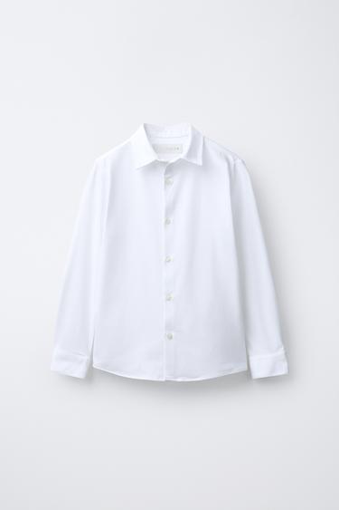 CAMISA SUPERSTRETCH - Branco da Zara - Imagem 0