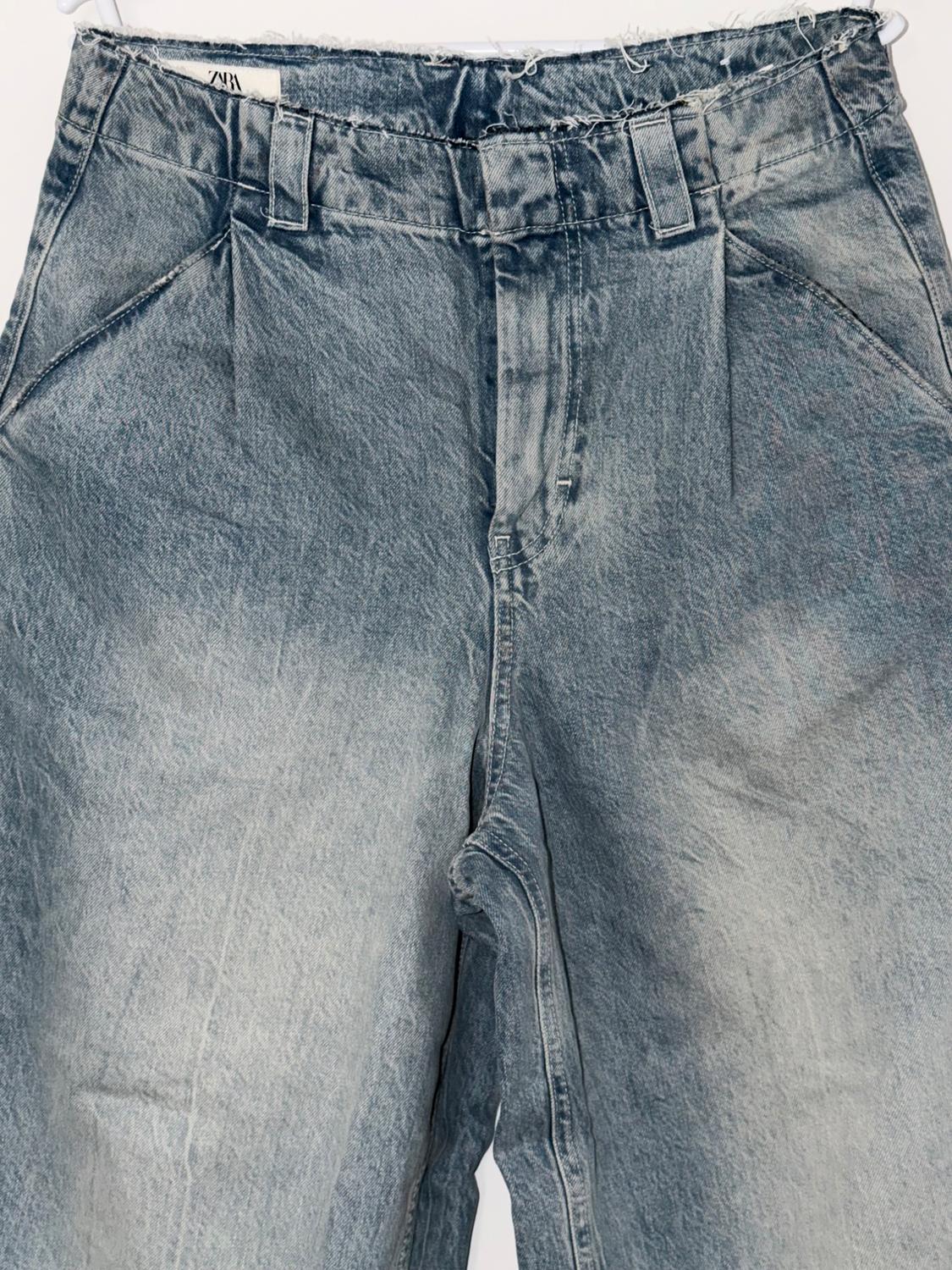 WIDE-LEG PLEATED JEANS - LIMITED EDITION - Image 2