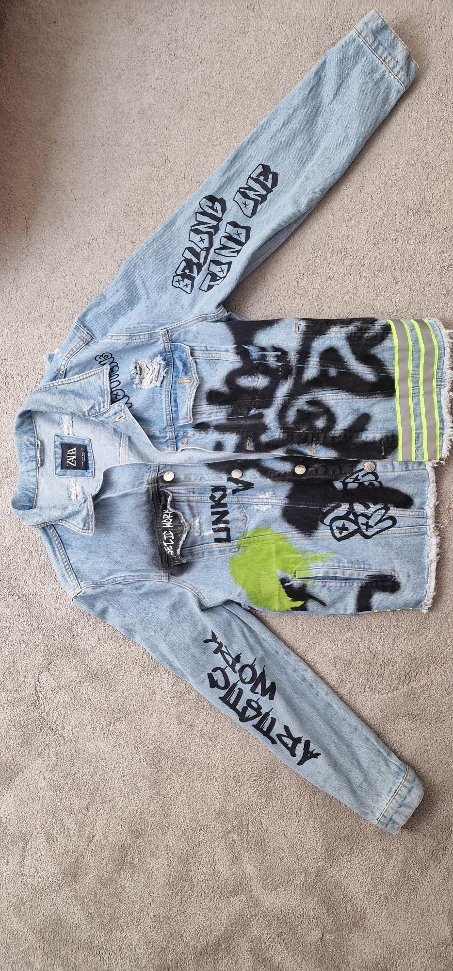 DENIM GRAFFITI JACKET
