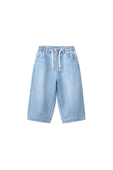 LOOSE-FITTING BAGGY JEANS - Light blue by Zara - Image 0