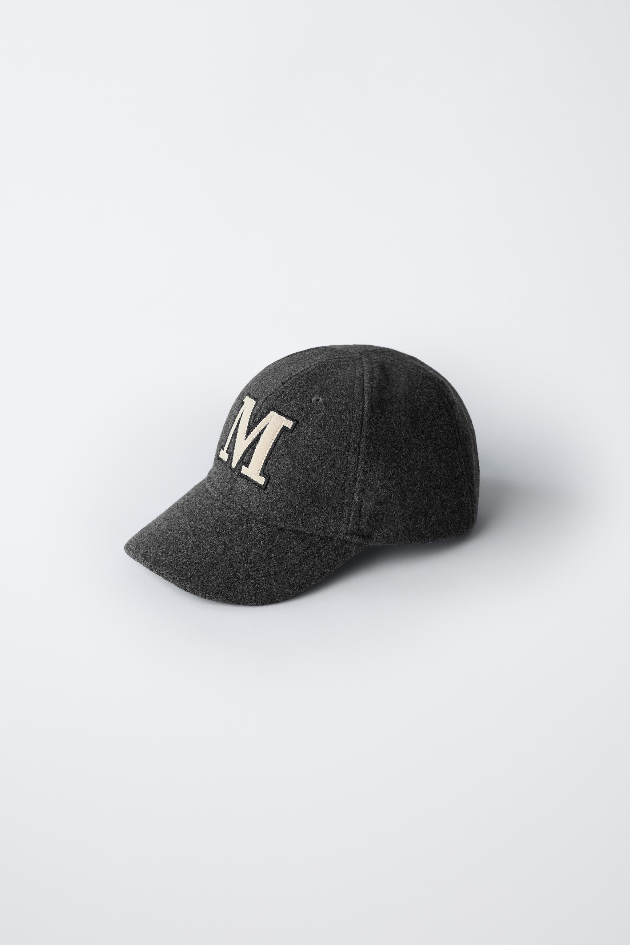 INITIAL FABRIC CAP - Green marl | ZARA United States