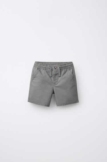BERMUDAS CHINA CORDÓNS - Gris / Azul de Zara