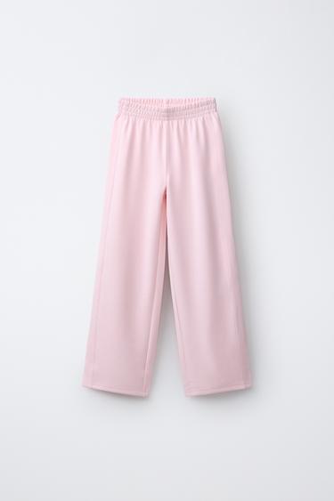 PANTALÓN SPORTY CON MODAL - Rosa pastel de Zara