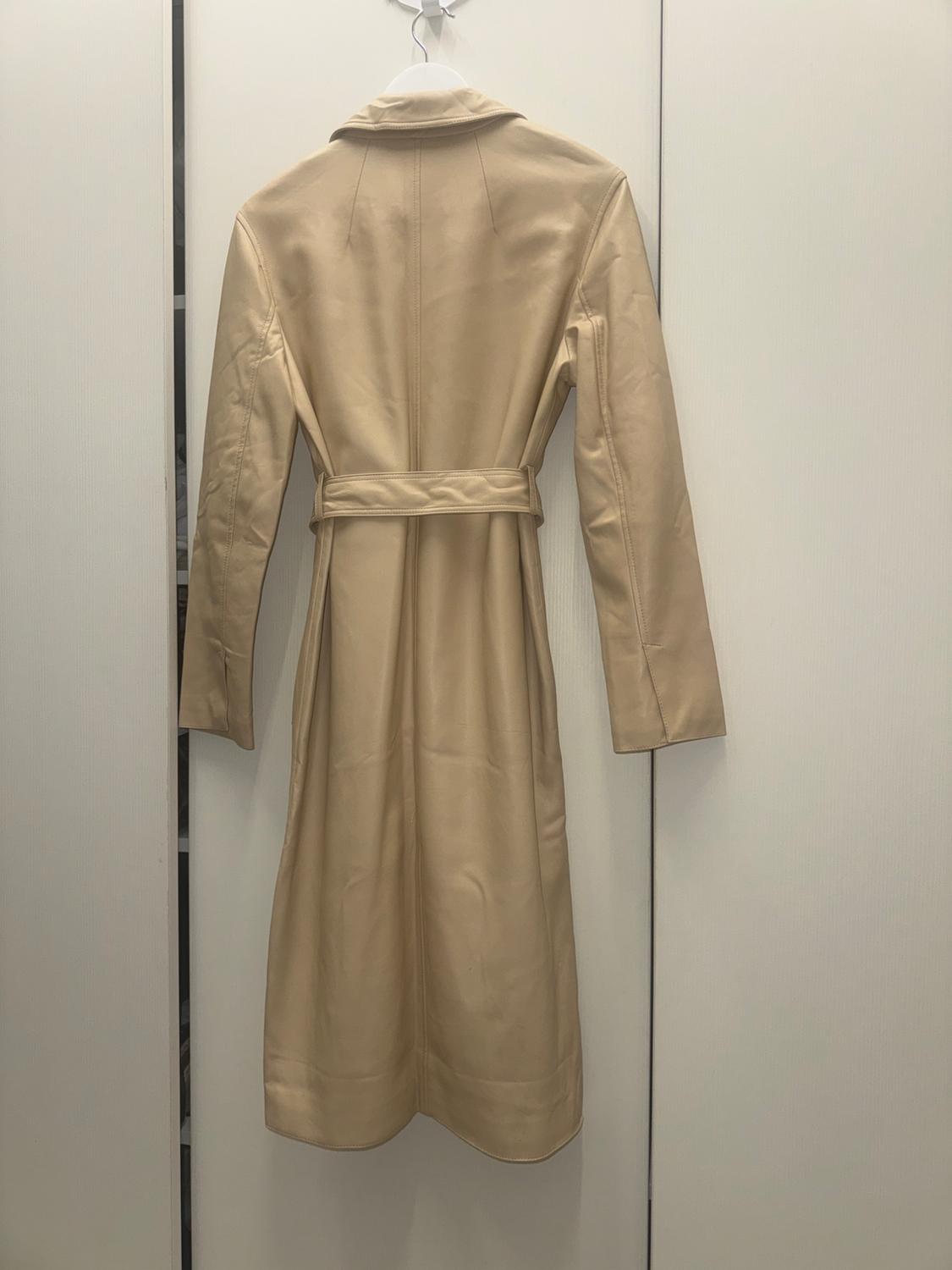 FAUX LEATHER TRENCH COAT - Image 2