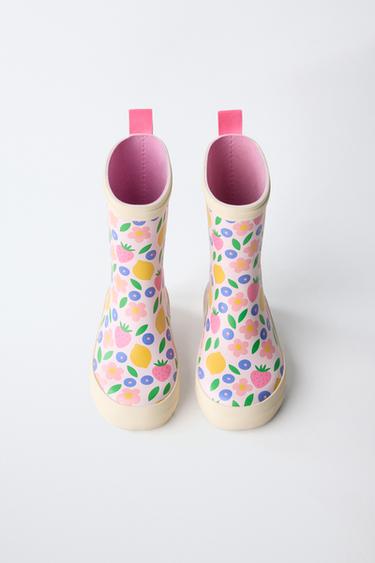 BOTTES DE PLUIE PRINT - Rose de Zara - Image 3
