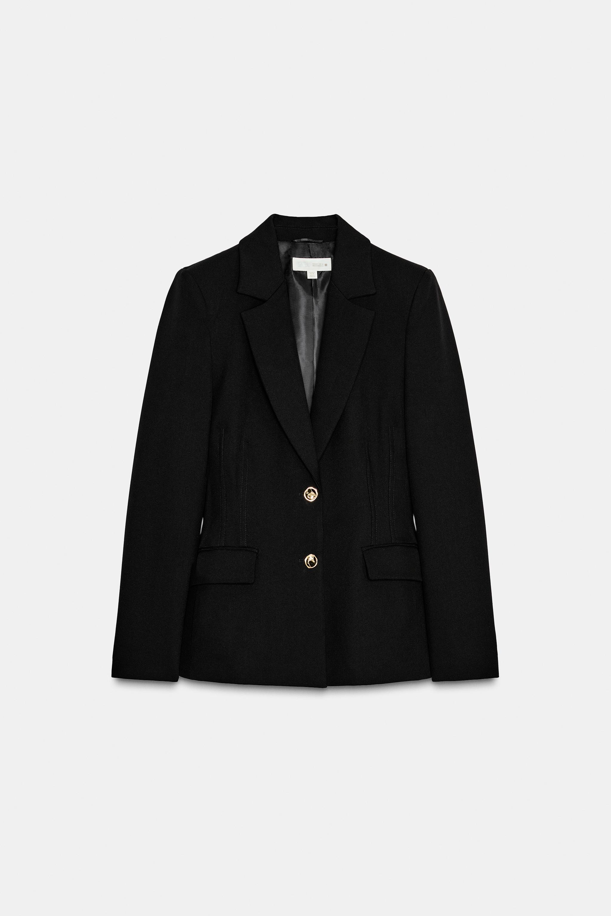 TAILORED SHOULDER PAD BLAZER