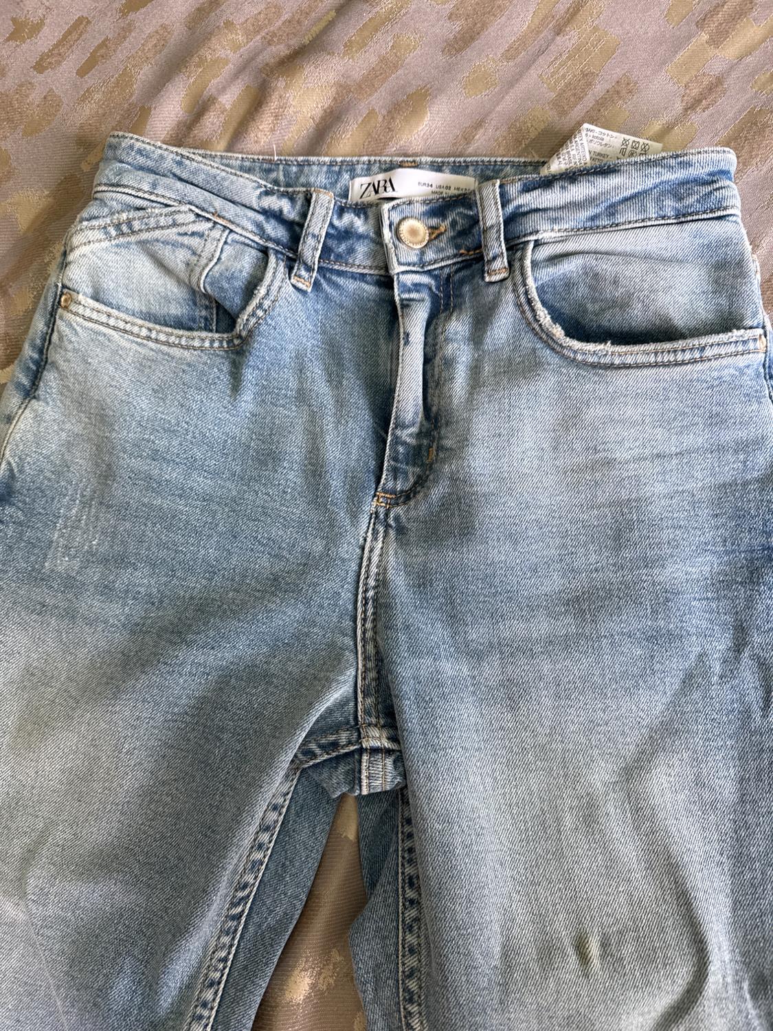 Z1975 FRAYED HEM JEANS - Image 4