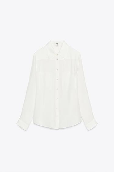 LIMITED EDITION TAILORED SHIRT WITH POCKETS - White by Zara - Image 5