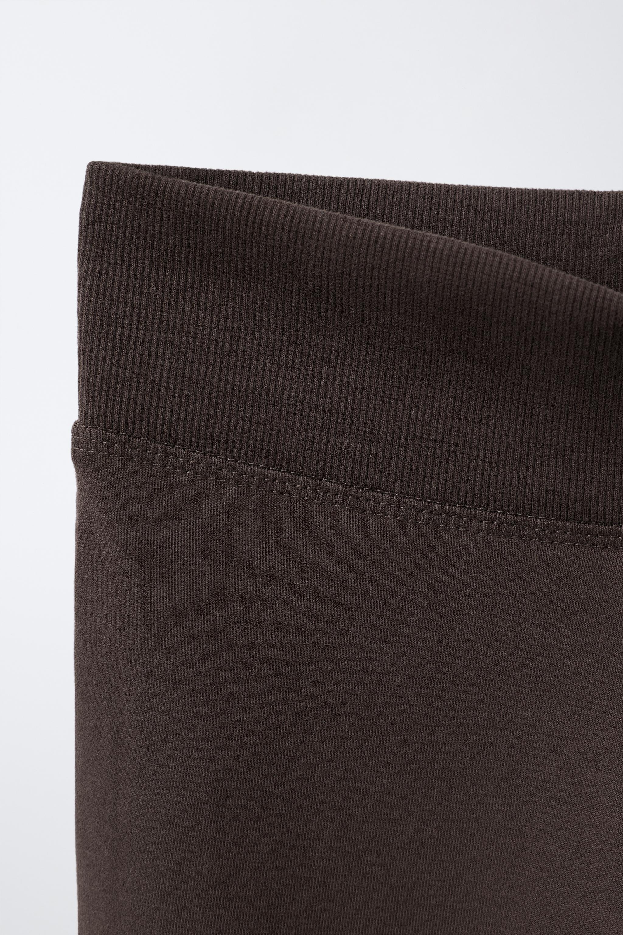 PLAIN FLARE LEGGINGS