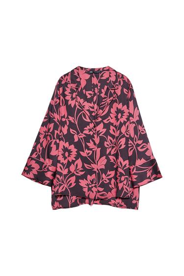 CAMISA PIJAMERA ESTAMPADA