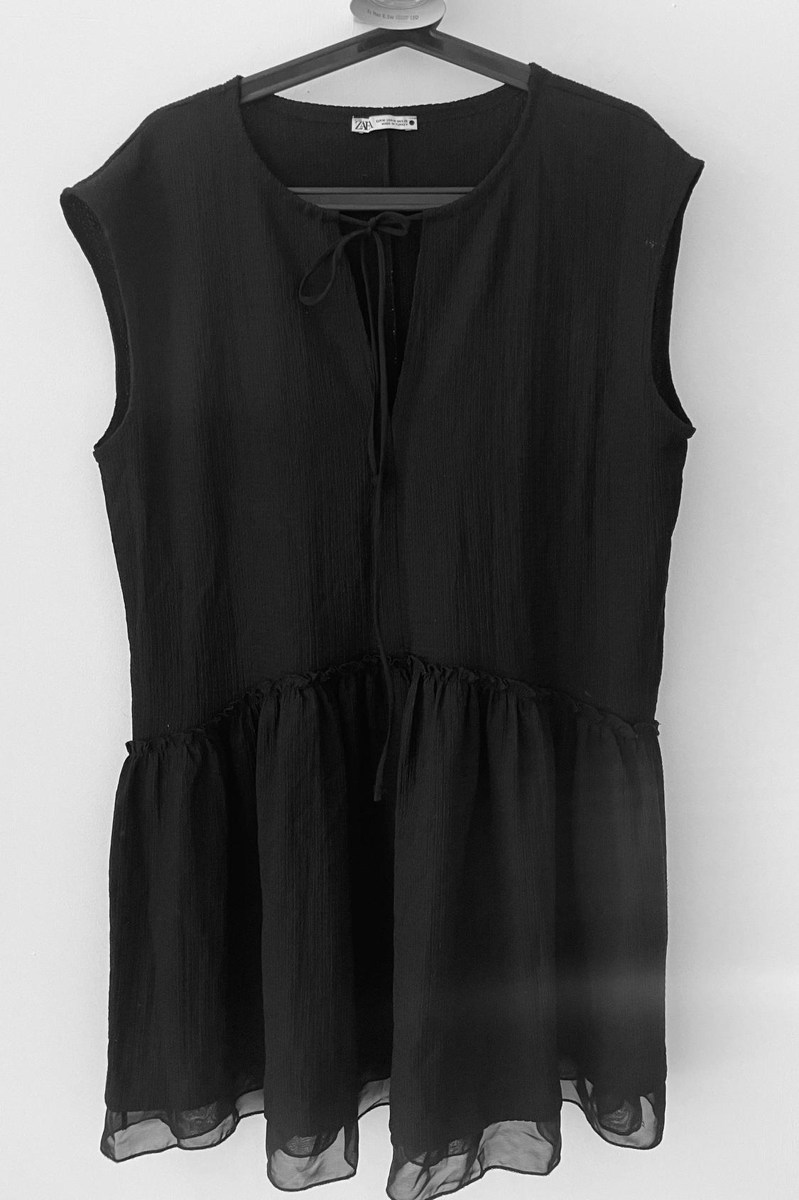 CONTRAST TULLE DRESS - Image 5