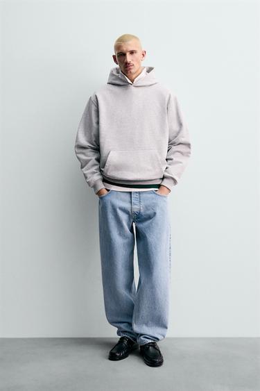 JEANS LOOSE TAPERED FIT CHAMPION ® X ZARA - Azul claro de Zara - Imagen 0