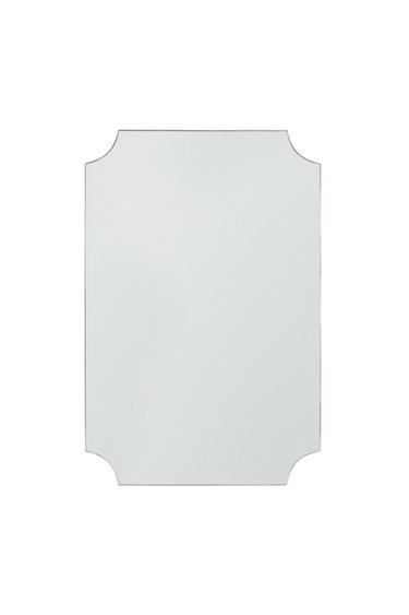 MIRROR WITH SILVER BORDER - Silver by Zara