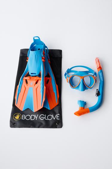 ZARA X BODY GLOVE © SNORKEL AND FLIPPERS SET - Blue by Zara - Image 4