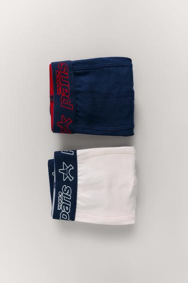 2-6 ANYS/ PAQUET DE DOS BÒXERS PSG ® - Marí / Blanc de Zara