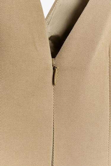 ROBE COURTE ZW COLLECTION - Beige de Zara - Image 2