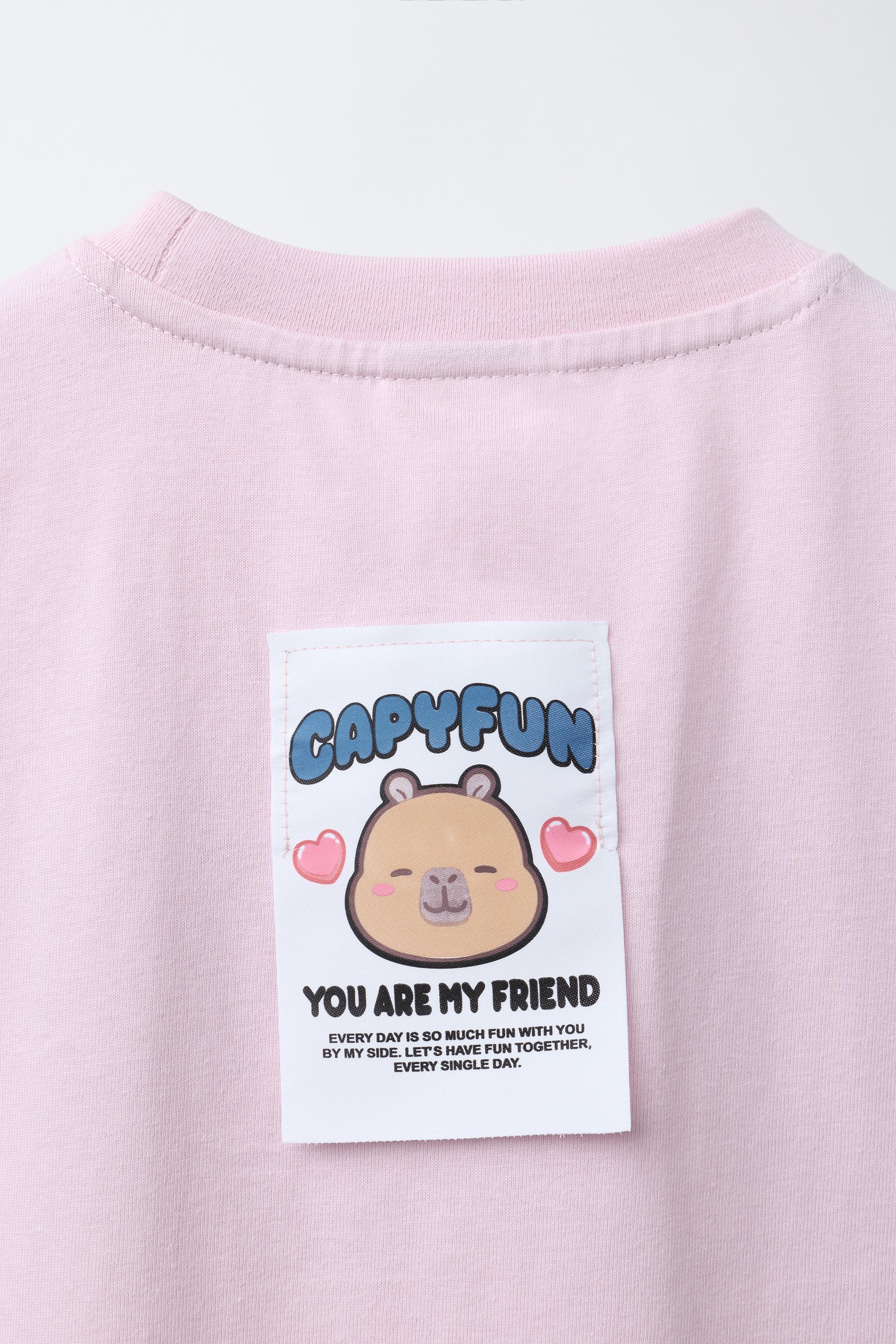 CAPYBARA CAPYFUN © PRINTED T-SHIRT