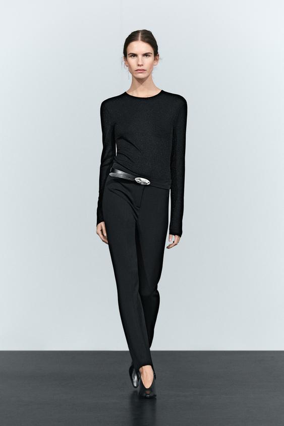 Pantalon fuseau - Noir de Zara - Image 0