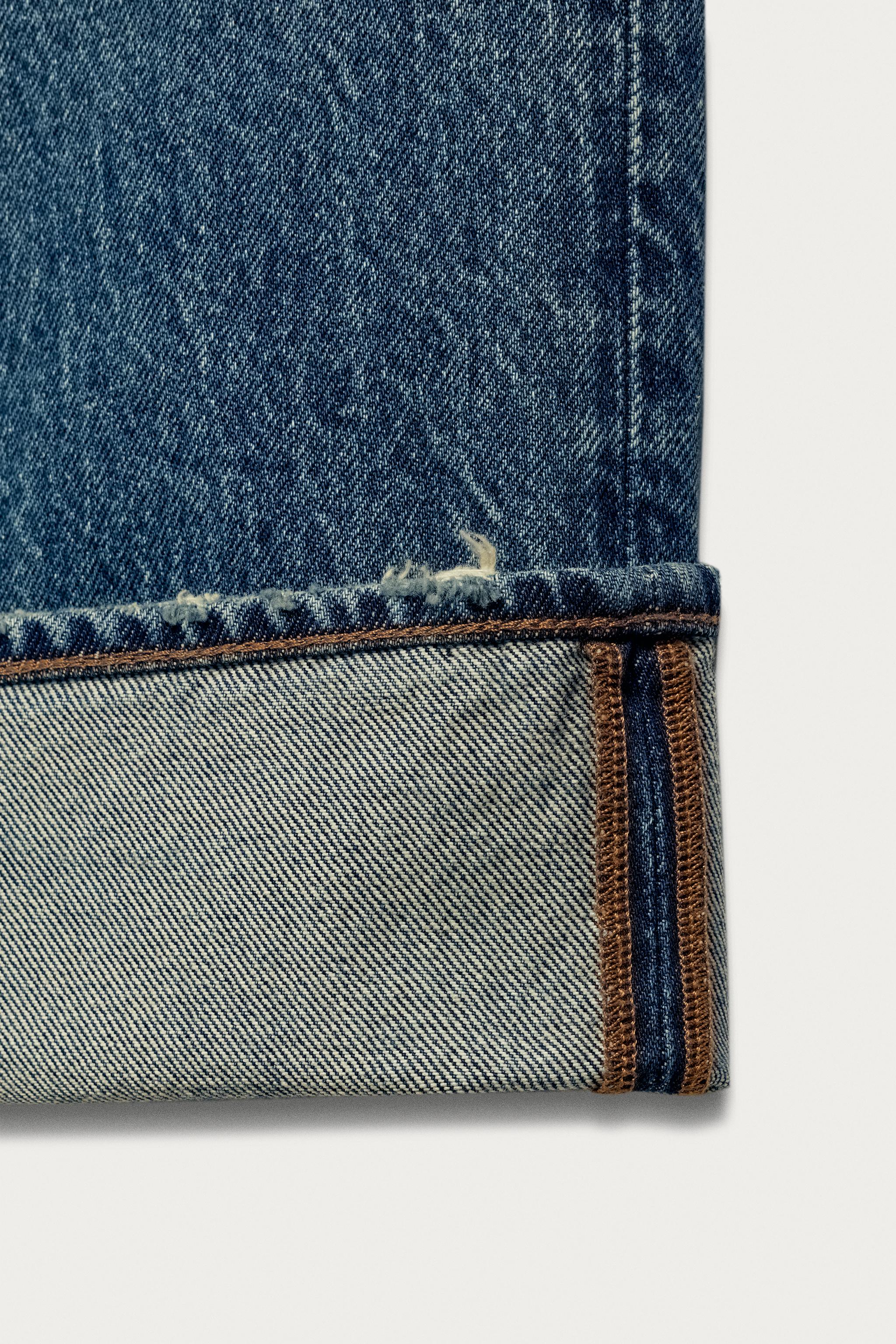 Женские джинсы Zara ZW COLLECTION LOW RISE ANKLE JEANS — фото 3