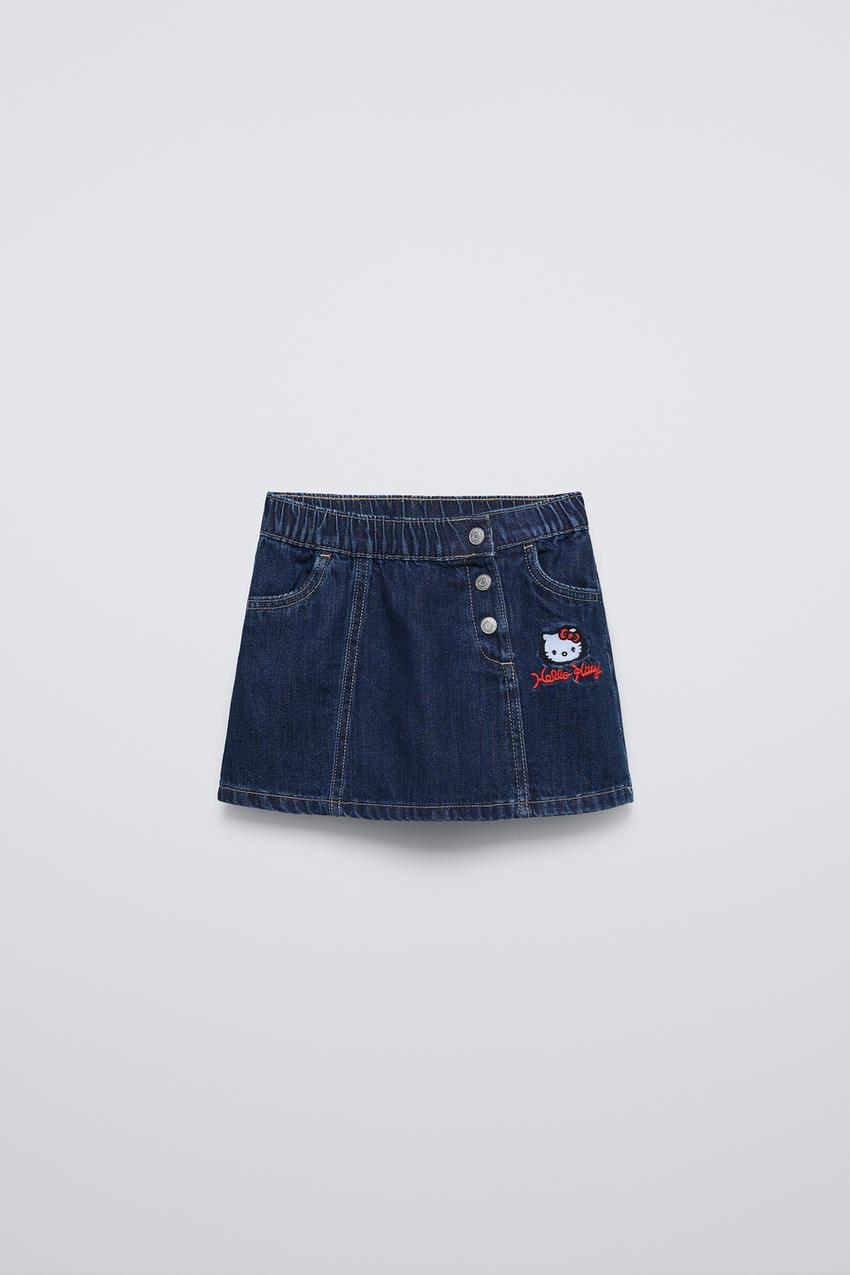 ハローキティ© デニムスカート - ブルー | ZARA Japan / 日本