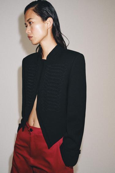BLAZER BRANDENBOURGS ZW COLLECTION - Noir de Zara - Image 8