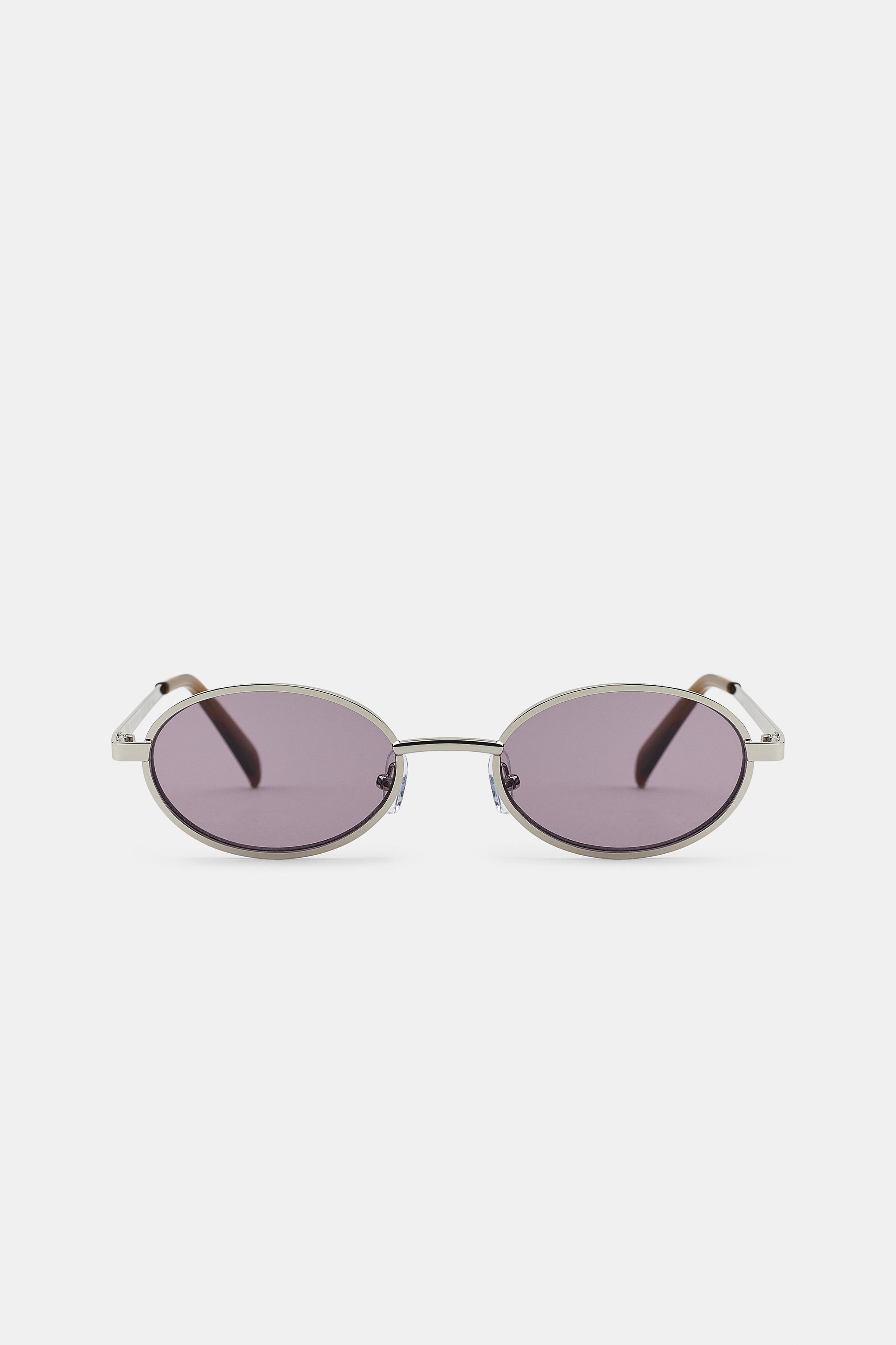 LUNETTES DE SOLEIL MÉTALLIQUES OVALES