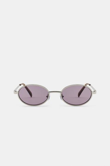 OVAL METAL SUNGLASSES - Silver by Zara - Image 2