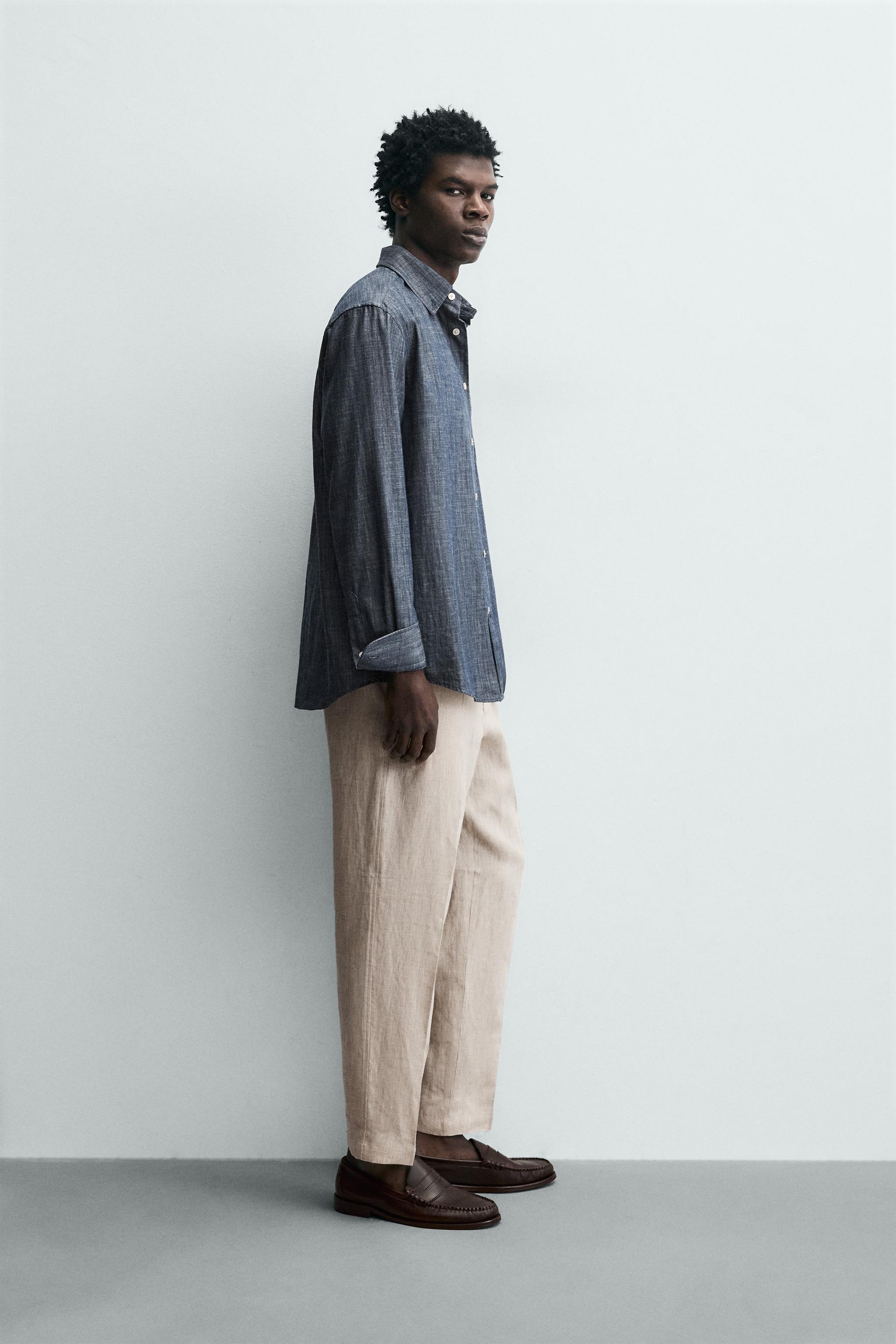 PANTALON 100 % LIN