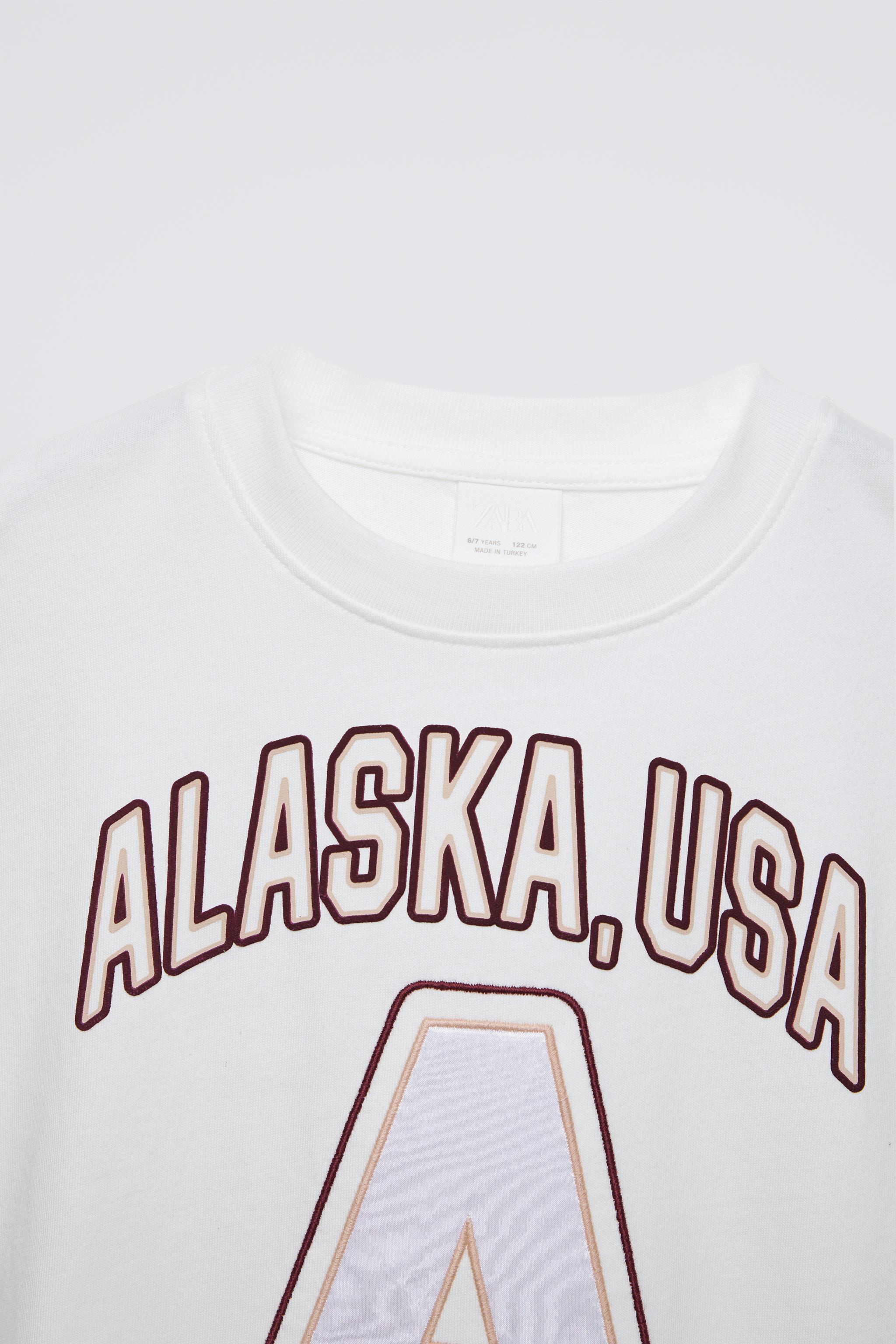 SATIN VARSITY T-SHIRT - White | ZARA United States