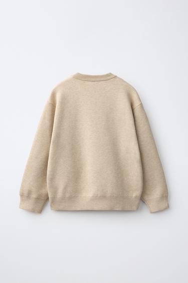 KNIT SWEATER — taupe brown 2