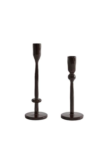 Zara IRON CANDLESTICK - Black