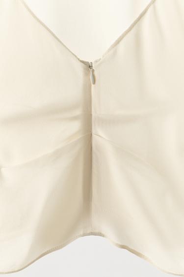 ZW COLLECTION CAPE SHIRT WITH VENTS - Ecru by Zara - Image 10