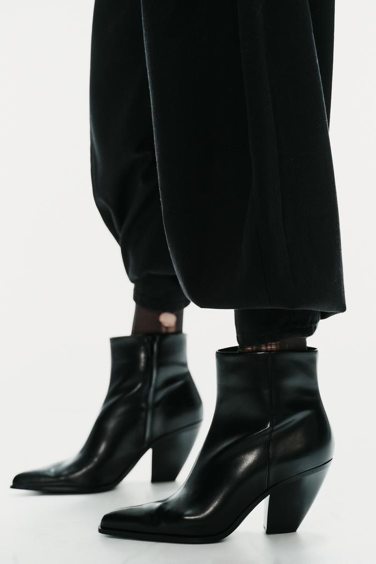 Botines vaqueros con tacón 2
