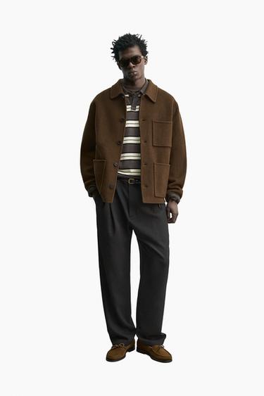 REGULAR FIT STRIPED RUGBY POLO SHIRT - 107 fra Zara - Billede 0