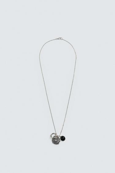 LIMITED EDITION CHAIN WITH PENDANTS - Silver by Zara