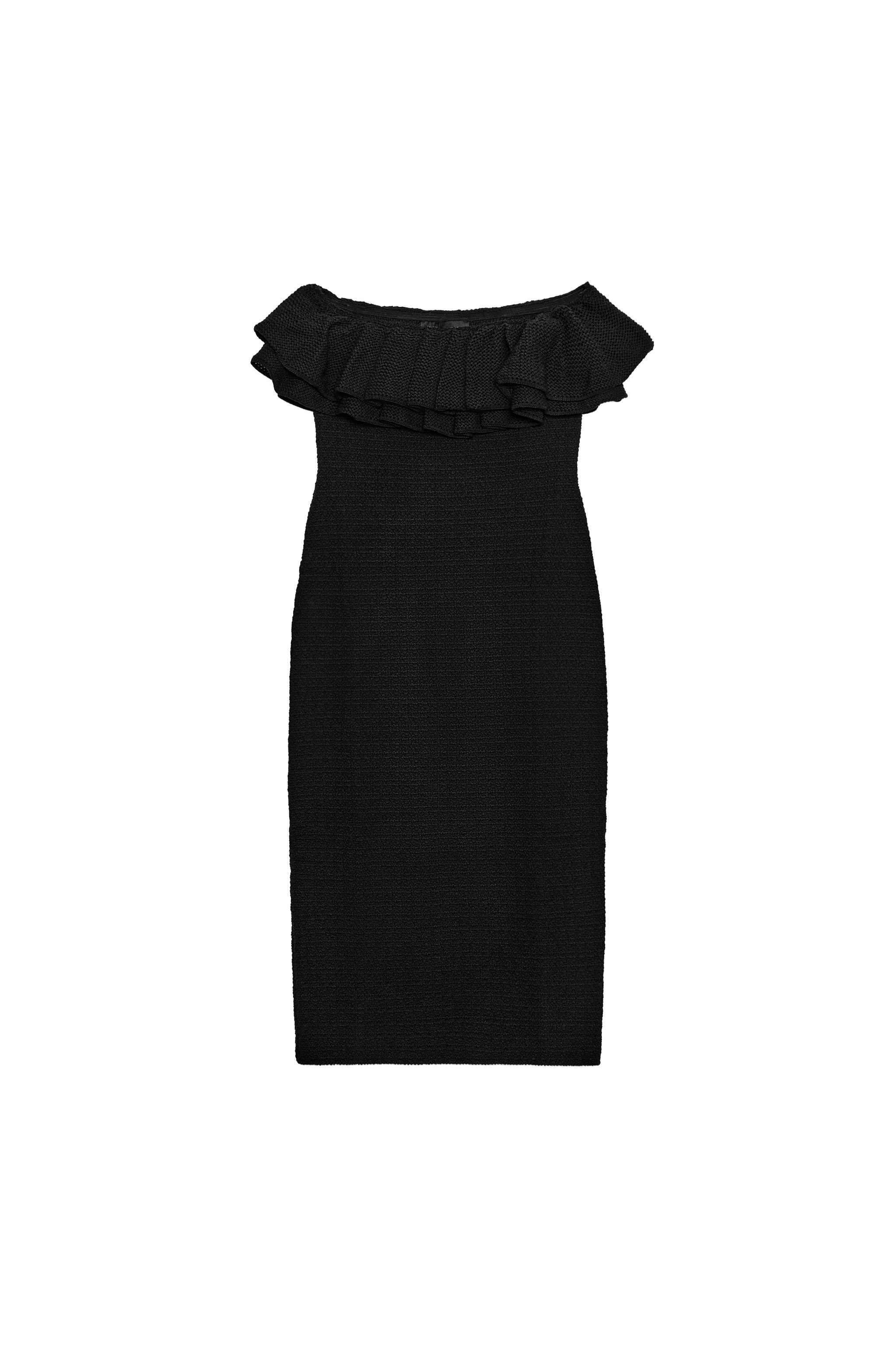 new yorker knit dress Multi-Phone Checkered Knit Dress | Dresses & Skirts main image 1