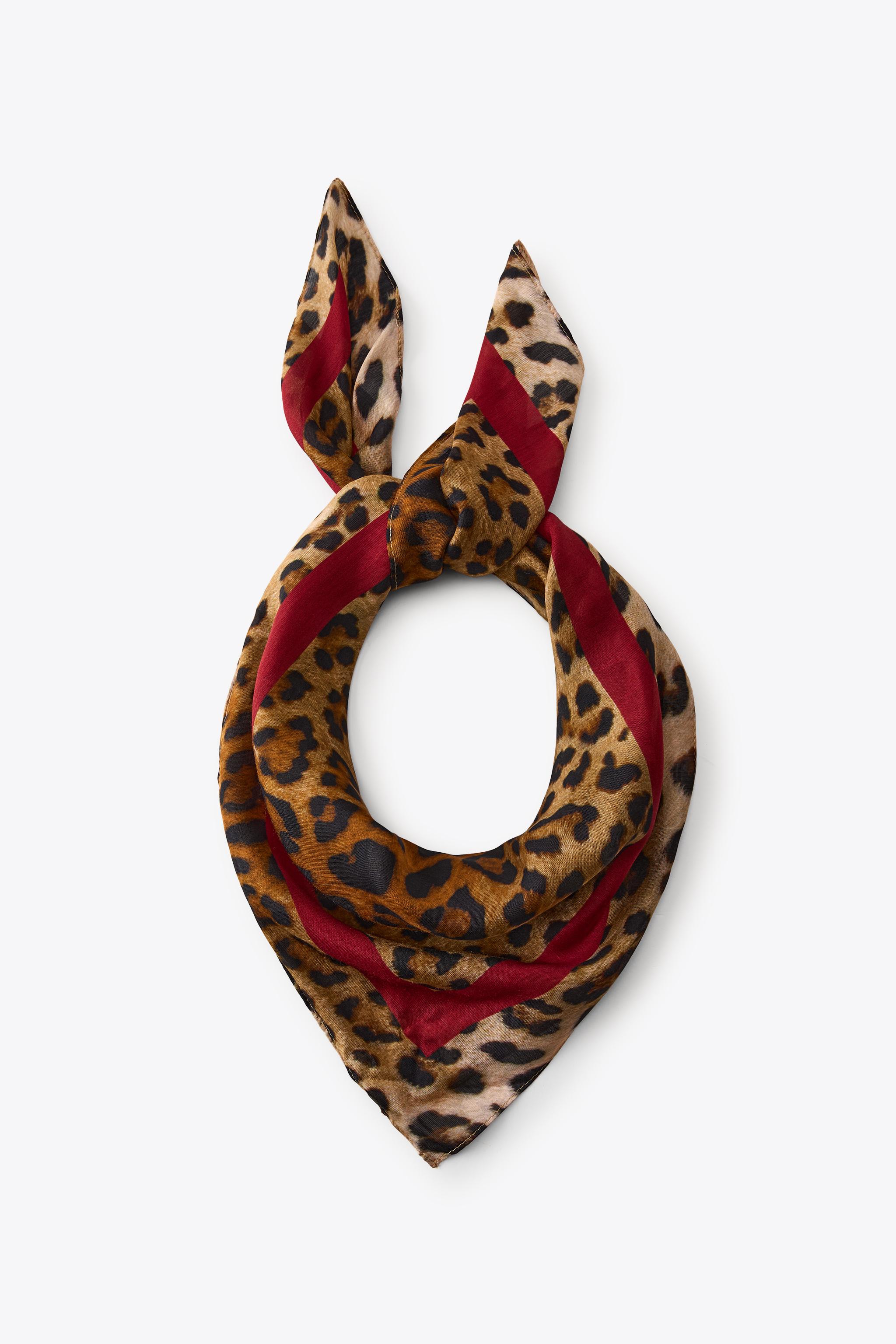 ANIMAL PRINT MODAL SCARF - Leopard | ZARA United States