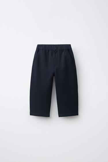 ЖАЙЛЫ БІР ТҮСТІ ШАЛБАР - Теңіз Zara компаниясынан - Сурет 0